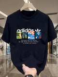 2026 Spring Bestseller Summer American  Pure Cotton T-shirt with Round Neck, High-quality Luxury, Best-selling and Trendy Style