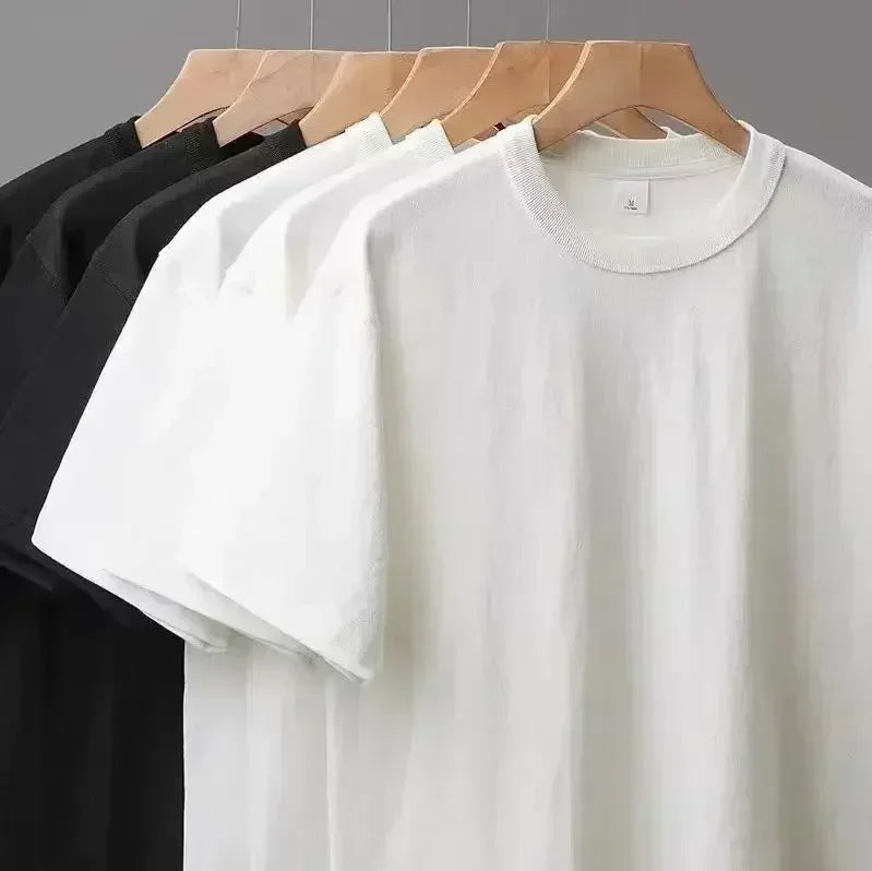 2026 Spring Bestseller Summer American  Pure Cotton T-shirt with Round Neck, High-quality Luxury, Best-selling and Trendy Style