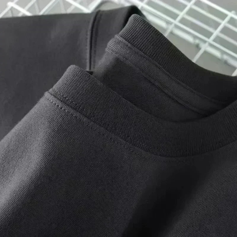 2026 Spring Bestseller Summer American  Pure Cotton T-shirt with Round Neck, High-quality Luxury, Best-selling and Trendy Style