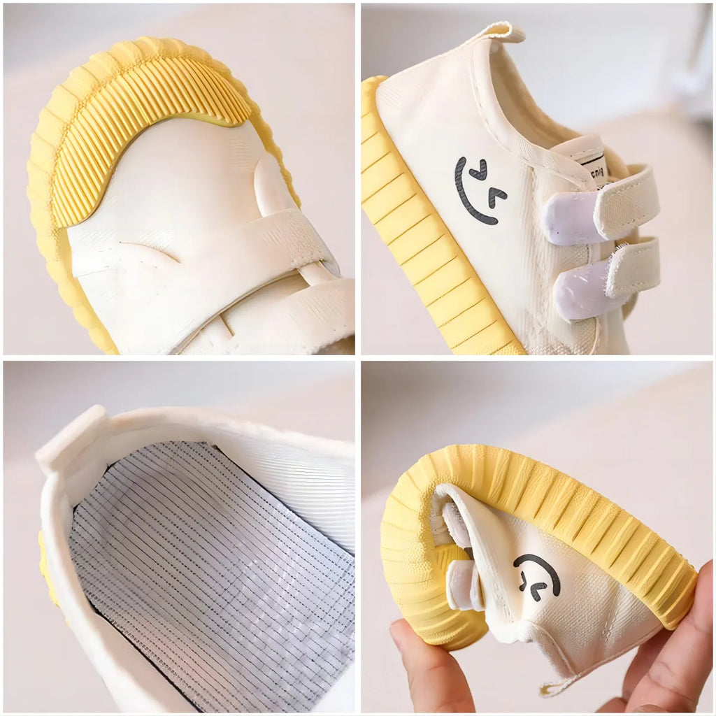Children Canvas Shoe Candy Color Korean Style Kids Casual Shoes Toddler Girl Boy Breathable Soft Sole Board Shoes Tenis Infantil